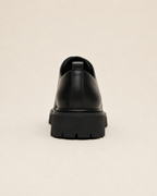Valtré | Men's Black Leather Belgian Loafer, Slip-On