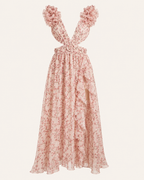 Valtré | Women's Sleeveless Floral Maxi with Lace-Up Back