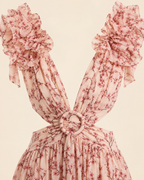 Valtré | Women's Sleeveless Floral Maxi with Lace-Up Back