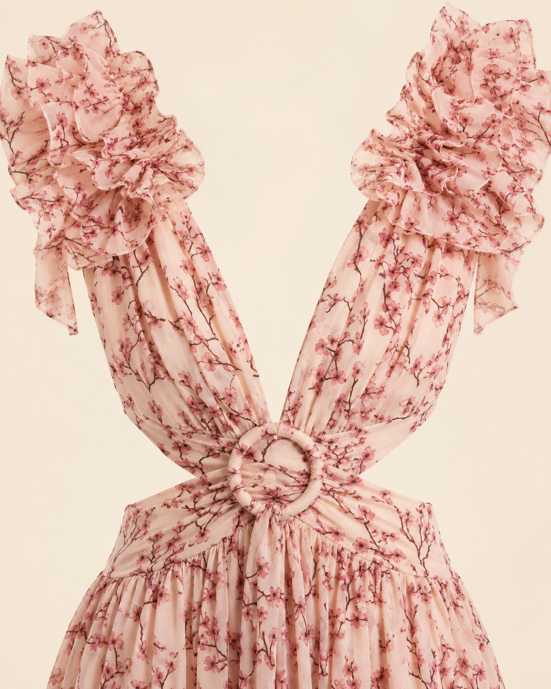 Valtré | Women's Sleeveless Floral Maxi with Lace-Up Back