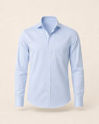 Valtré | Men's Slim-Fit Cotton Shirt, Satin Finish