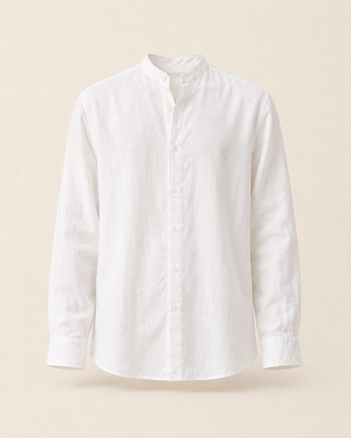 Valtré | Men's Cotton Long-Sleeve Casual Shirt, Côte d'Azur Cut