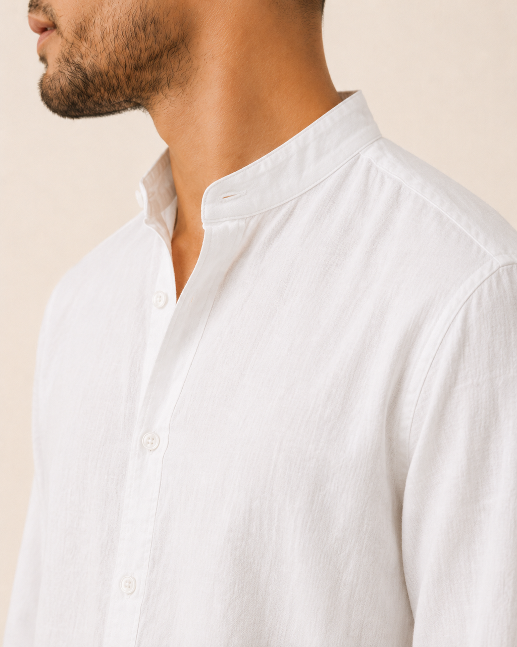 Valtré | Men's Cotton Long-Sleeve Casual Shirt, Côte d'Azur Cut