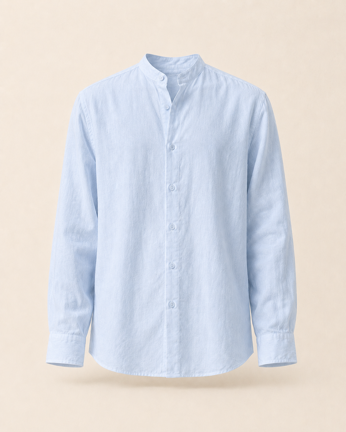 Valtré | Men's Cotton Long-Sleeve Casual Shirt, Côte d'Azur Cut