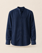 Valtré | Men's Cotton Long-Sleeve Casual Shirt, Côte d'Azur Cut