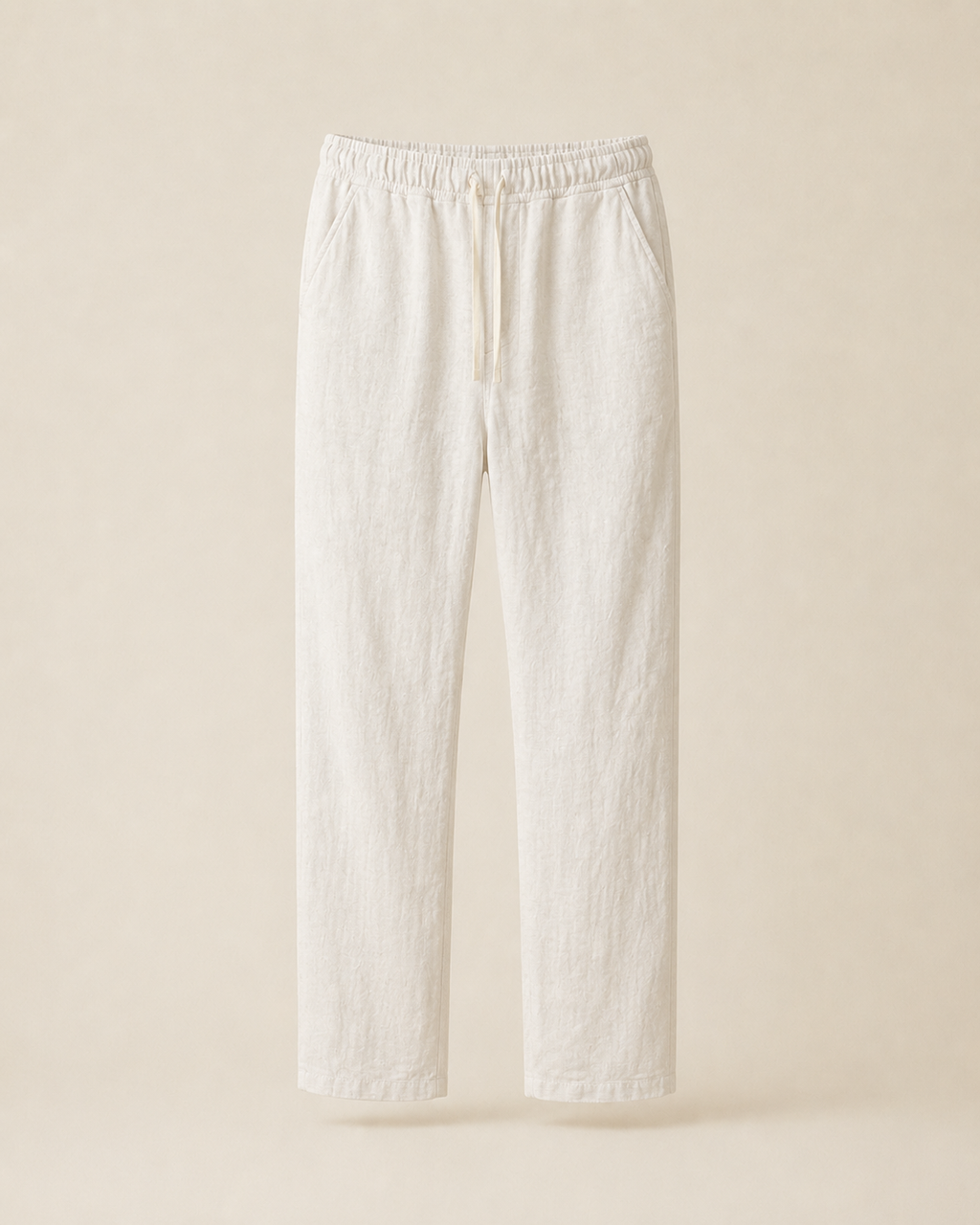Valtré | Men's Linen Trouser with Elastic Waist, Casual