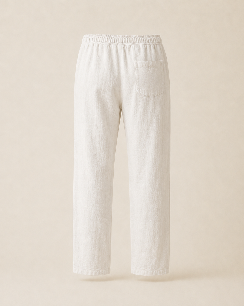 Valtré | Men's Linen Trouser with Elastic Waist, Casual