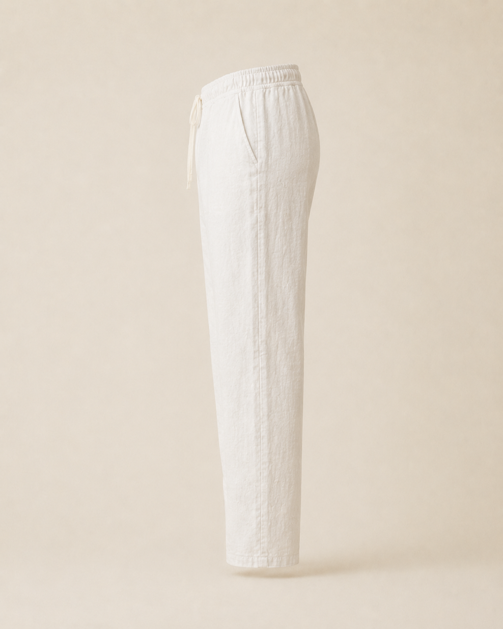 Valtré | Men's Linen Trouser with Elastic Waist, Casual
