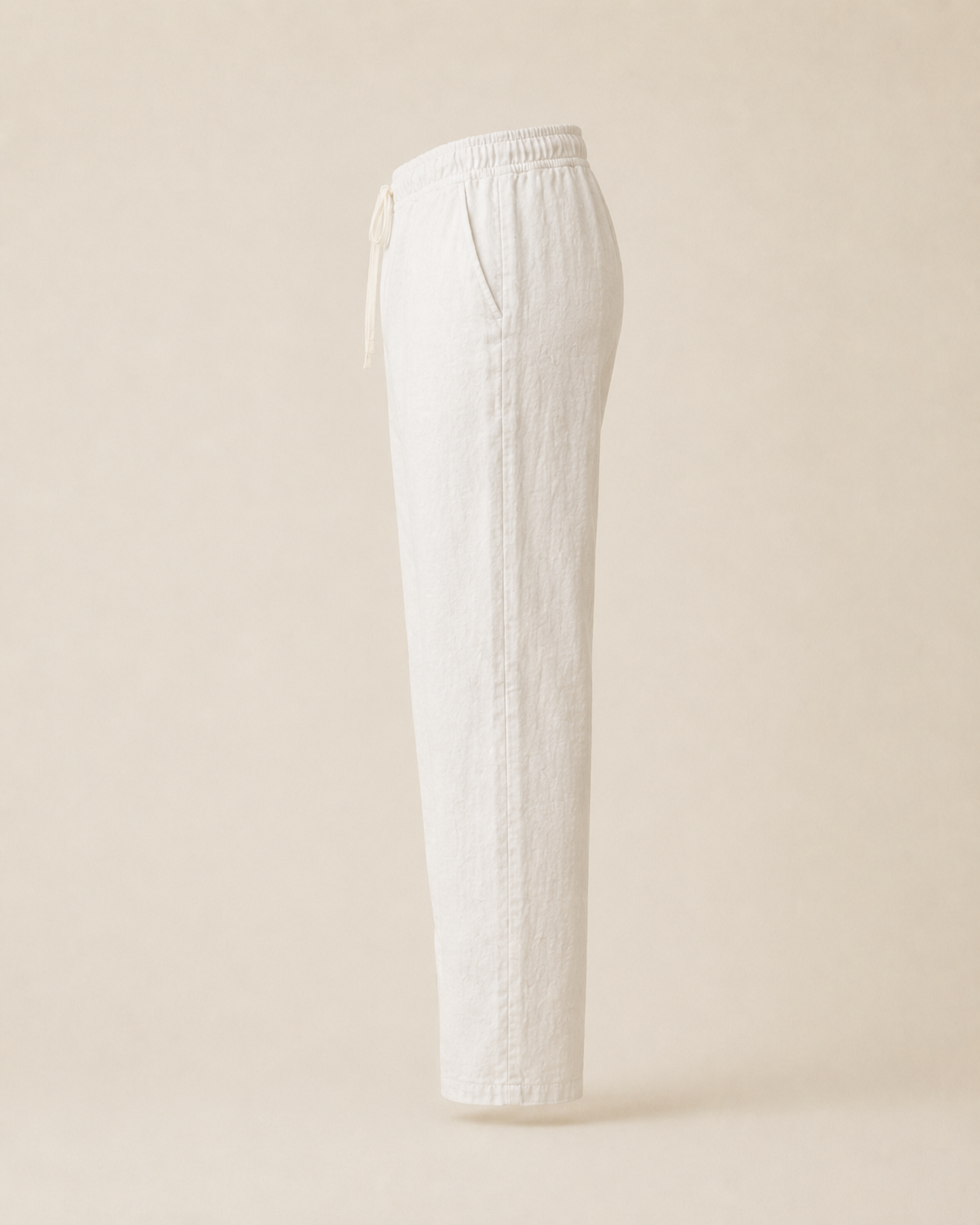 Valtré | Men's Linen Trouser with Elastic Waist, Casual