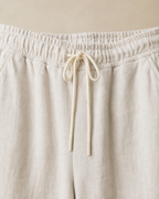 Valtré | Men's Linen Trouser with Elastic Waist, Casual