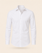 Valtré | Men's No-Iron Stretch Slim Shirt, Côte d'Azur Cut