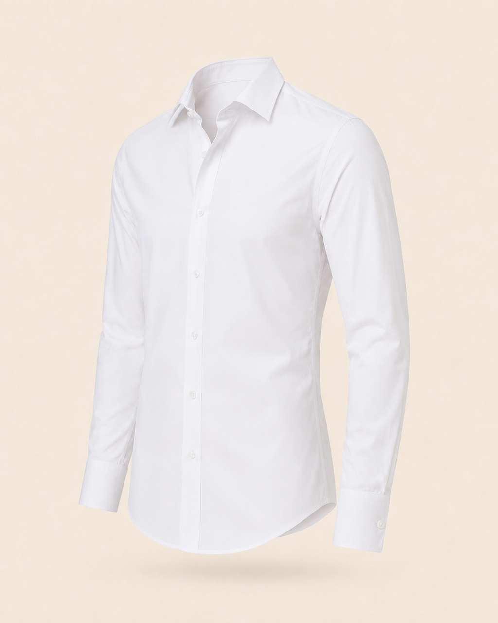 Valtré | Men's No-Iron Stretch Slim Shirt, Côte d'Azur Cut
