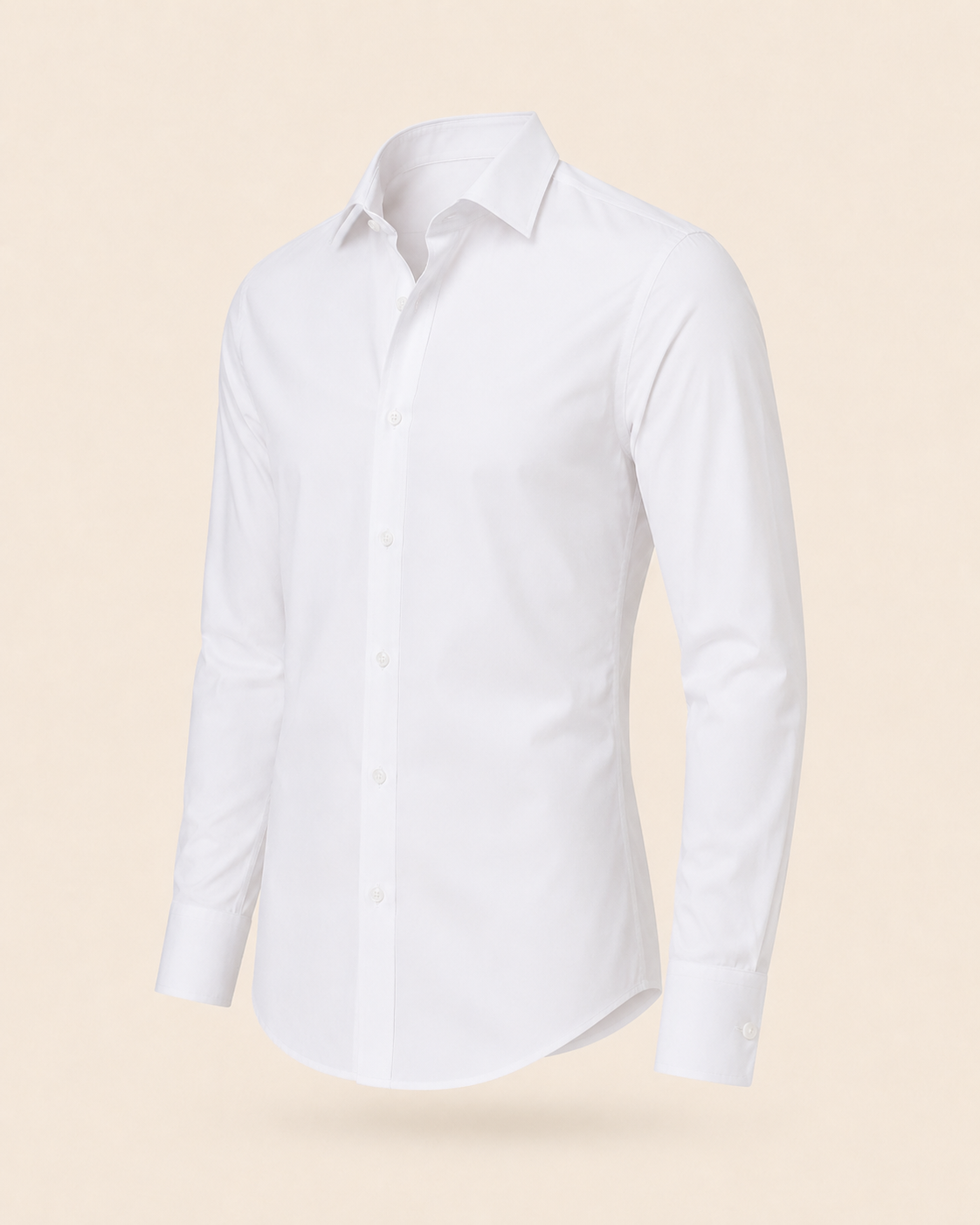 Valtré | Men's No-Iron Stretch Slim Shirt, Côte d'Azur Cut