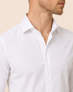 Valtré | Men's No-Iron Stretch Slim Shirt, Côte d'Azur Cut