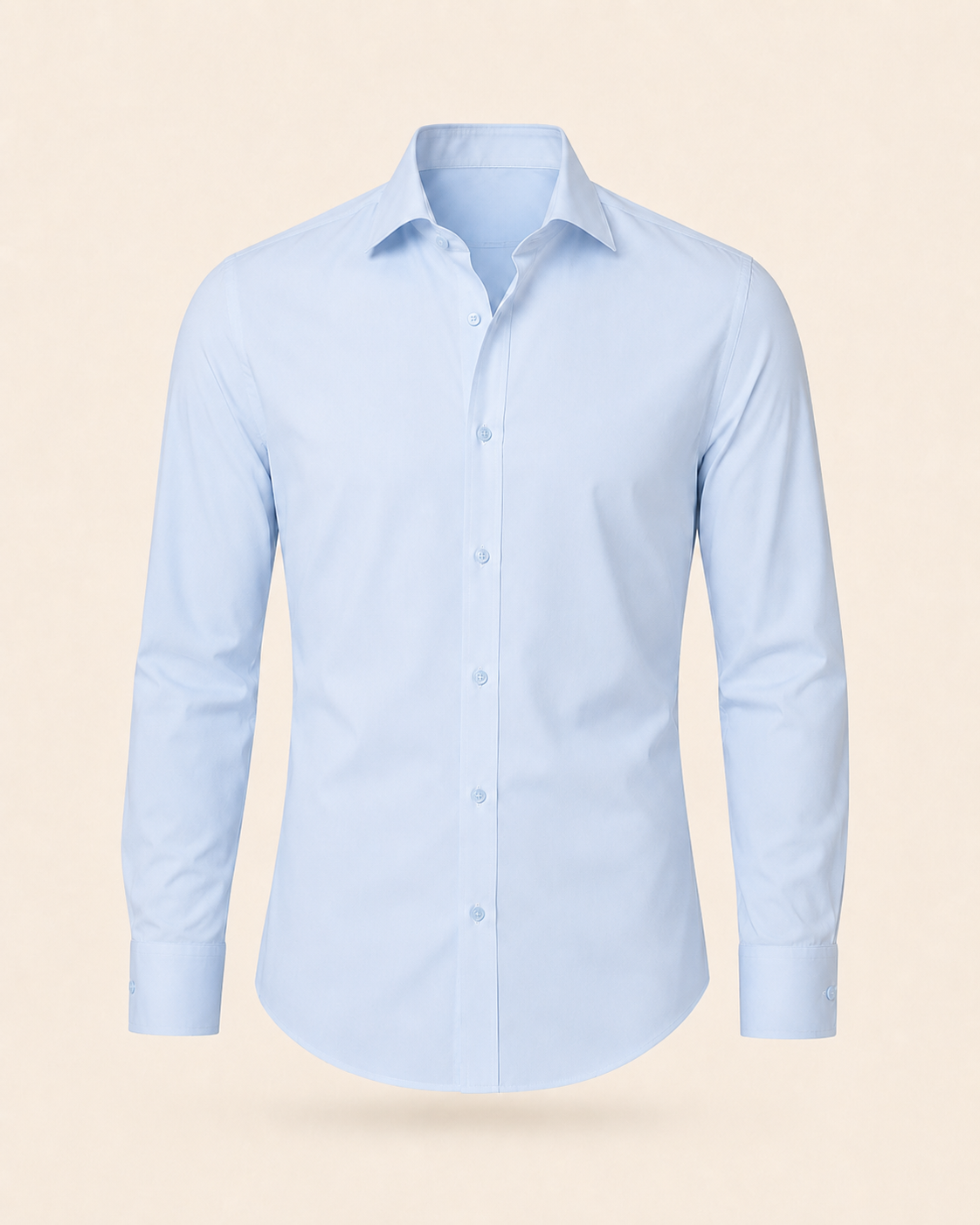 Valtré | Men's No-Iron Stretch Slim Shirt, Côte d'Azur Cut