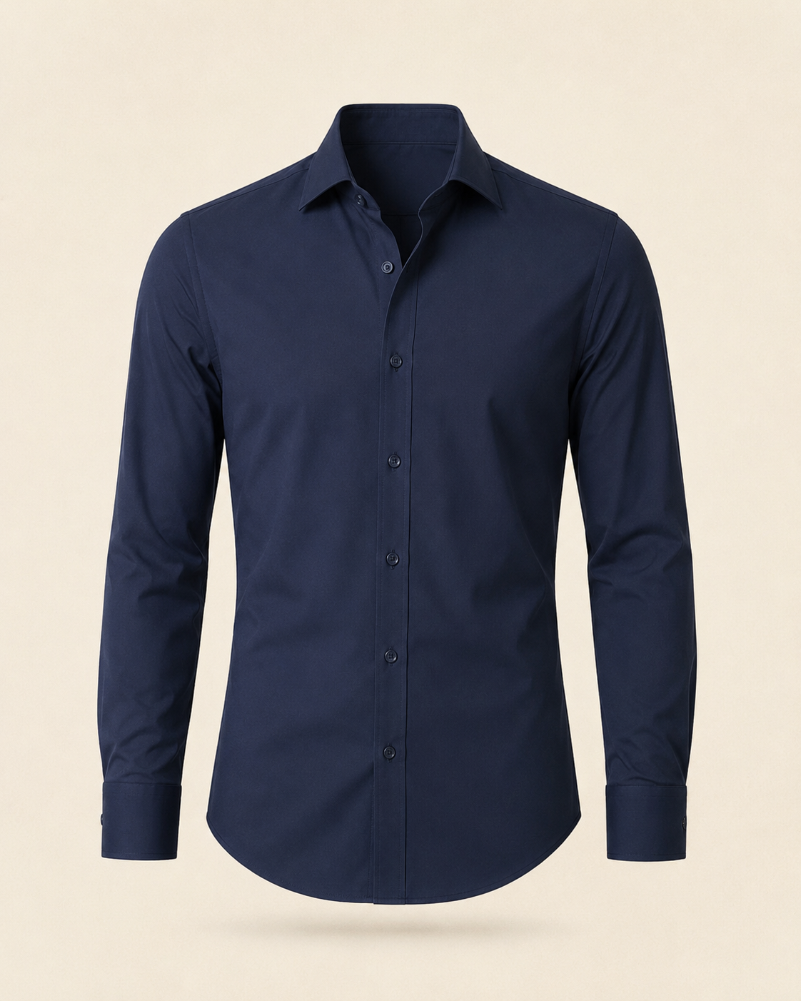 Valtré | Men's No-Iron Stretch Slim Shirt, Côte d'Azur Cut
