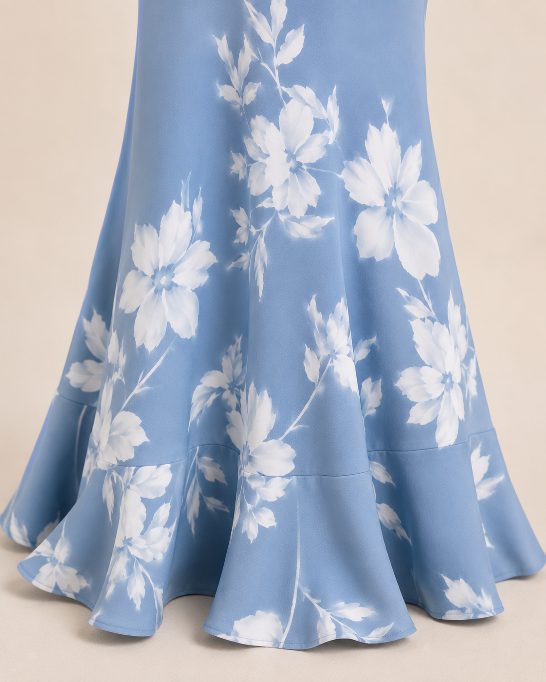 Valtré | Women's Off-Shoulder Mermaid Long Dress with Floral Print