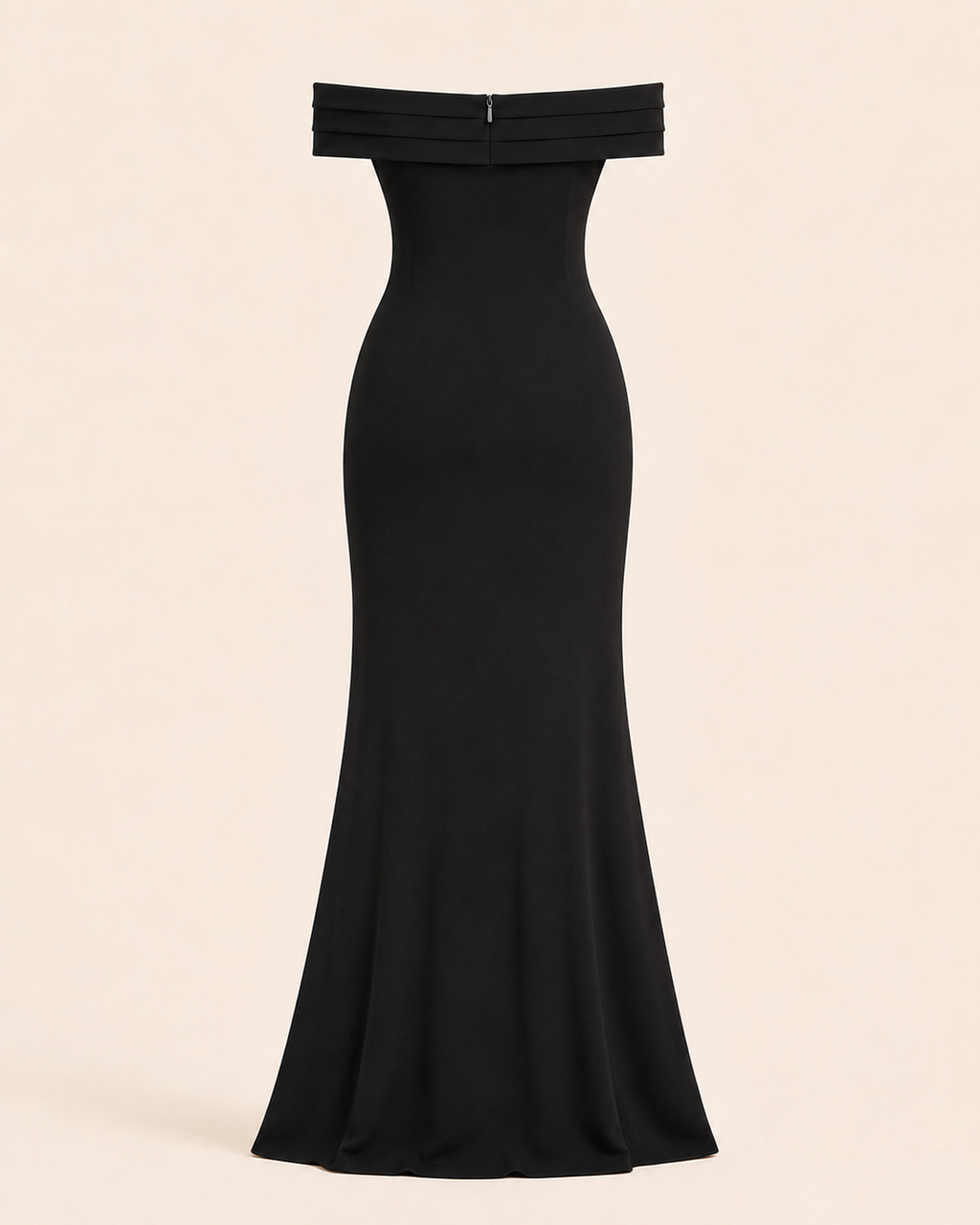 Valtré | Women's Off-Shoulder Long Sheath Dress with Side Slit