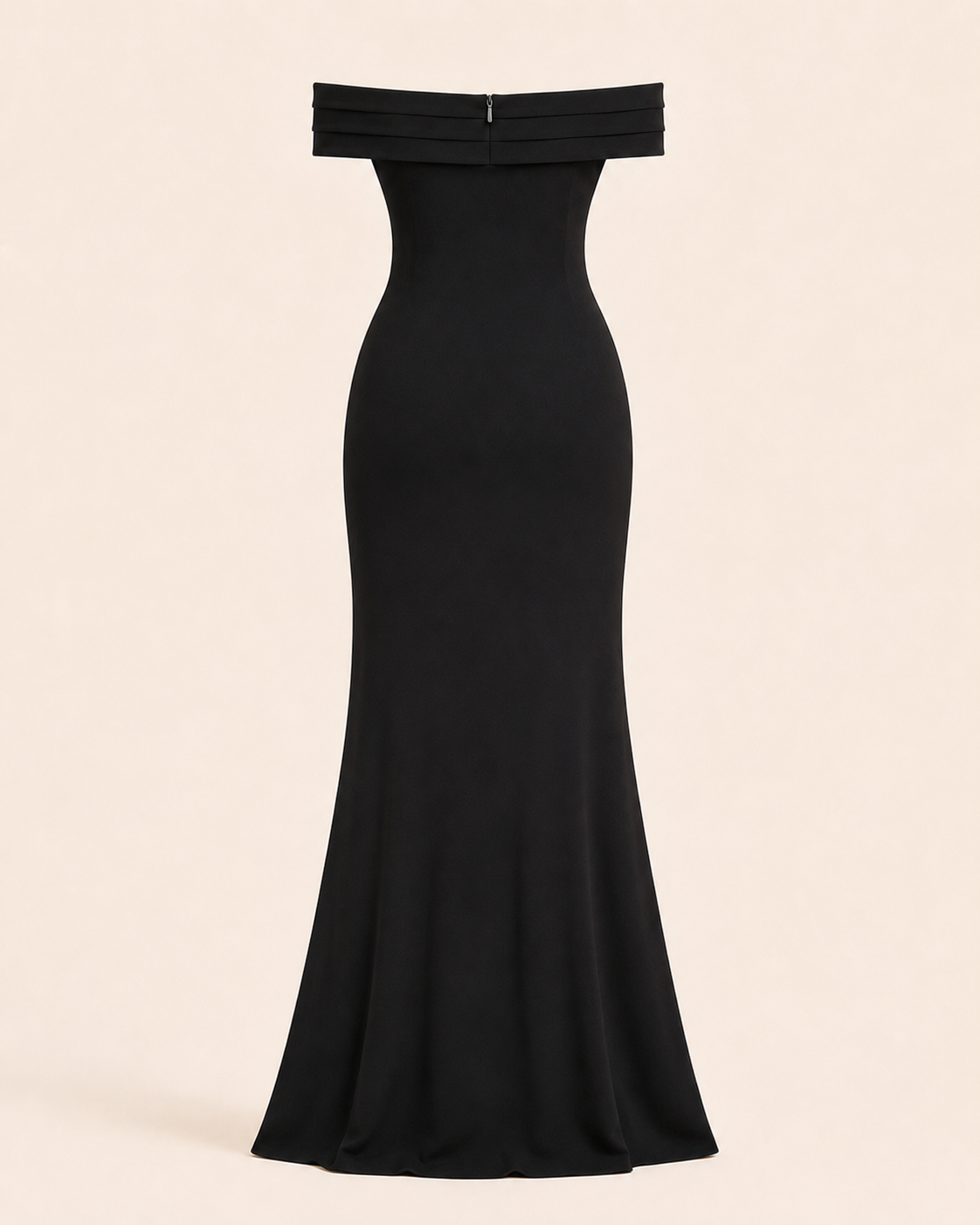 Valtré | Women's Off-Shoulder Long Sheath Dress with Side Slit