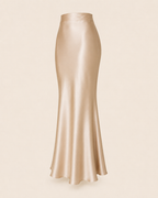 Valtré | Women's Ankle-Length Satin Skirt, Mermaid Silhouette