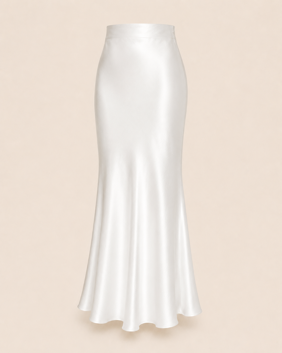 Valtré | Women's Ankle-Length Satin Skirt, Mermaid Silhouette