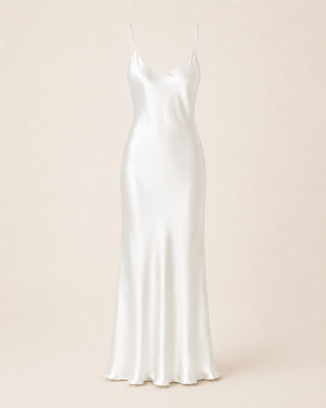 Valtré | Women's Satin Slip Midi Dress, Spaghetti Strap