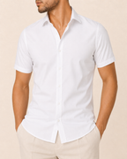 Valtré | Men's Slim-Fit Short-Sleeve Shirt, Smart Casual