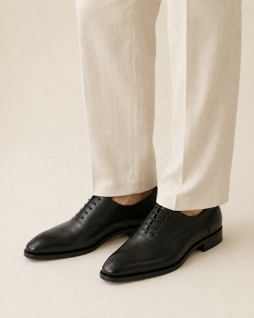 Valtré | Men's Belgian Loafer in Smooth Black Leather Valtré | Men's